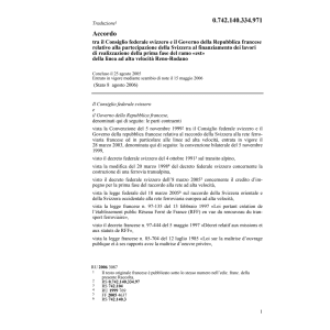 Acc.CH-F linea alta velocità Reno-Rodano