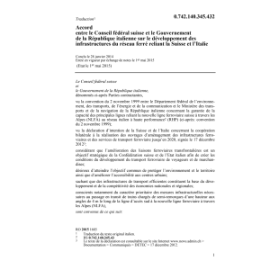 Acc. CH-I infrastructures réseau ferré