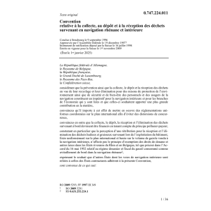 Conv.collecte déchets navigation rhénane