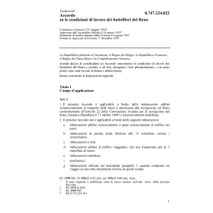 Accordo su le condizioni di lavoro dei b