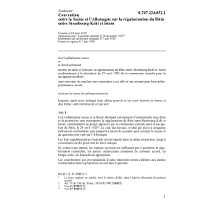 Convention entre la Suisse et l'Allemagn