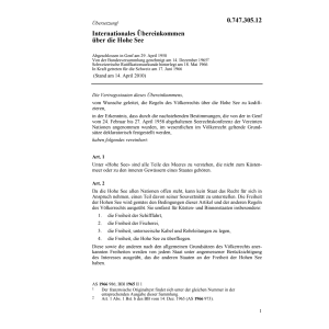 Internationales Übereinkommen über die H