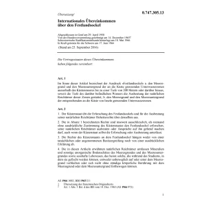 Internat.Übereink.Festlandsockel