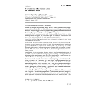 Conv. delle Nazioni Unite diritto mare
