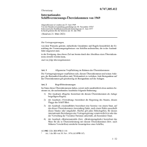 Internationales Schiffsvermessungs-Übere