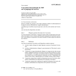 Convention internationale de 1969 sur le