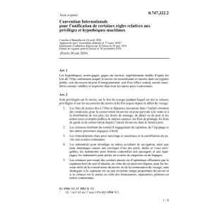 Convention Internationale