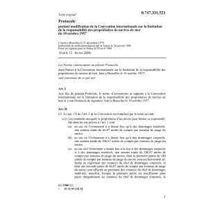 Protocole navires mer