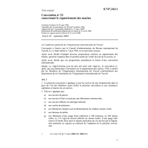 Convention no 23 concernant le rapatriem