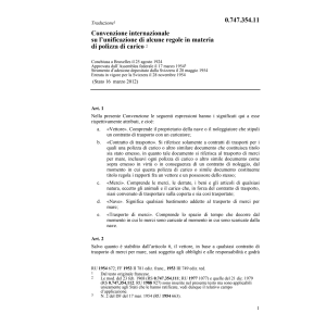 Convenzione internazionale su l'unificaz