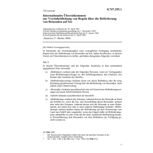 Internationales Übereinkommen zur