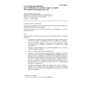 Convention internationale pour l'unifica