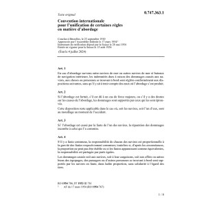 Convention Internationale pour l'unifica