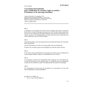 Convention Internationale pour l'unifica