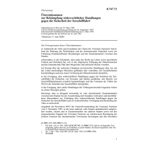 Übereinkommen zur Bekämpfung widerrechtl