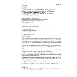 Trattato spazio aereo Europe Central