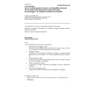 Convenzione BRD-CH rimpatrio aeromobili