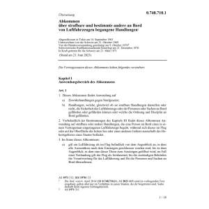 Abk. strafbare Handlungen/Luftfahrzeuge