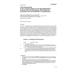 Änderungsurkunde Kyoto Konstitution