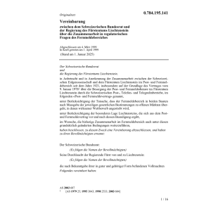 CH-FL Fragen Fernmeldebereich