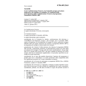 Acc.CH-CE programmi comunitari MEDIA