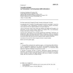 Acc. europeo 25.10.1967 istruz.+formaz.