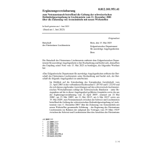 Erg.vereinb. Heilmittelgesetzgebung FL