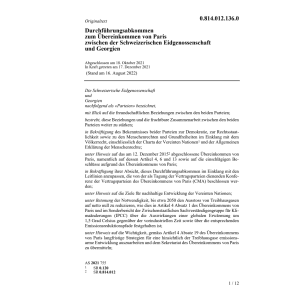 Durchführungsabkommen Georgien