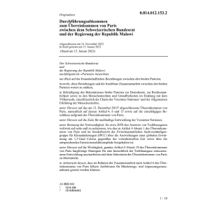 Abk. 16.11.22 Übereink Schweiz Br Malawi