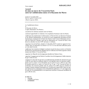 Ac. de mise en œuvre Ac. Maroc