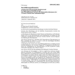 Abk. 6.7.21 Schweiz. Br. Rep. Senegal