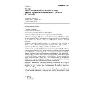 Acc. relativo Regno di Thailandia