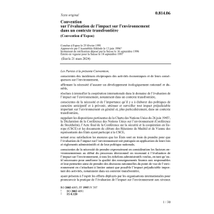 Conv. environnement transfrontière