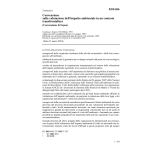 Conv. ambientale transfrontaliero