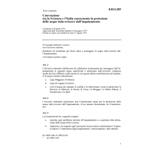 Convenz.20 aprile 1972 CH-I protez.acque