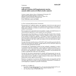 Convenz. prevenzione inquinamento marino