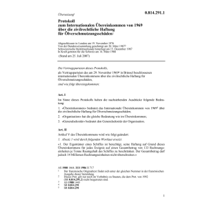 Prot.Ueberink. Haftung Oelverschmutzung