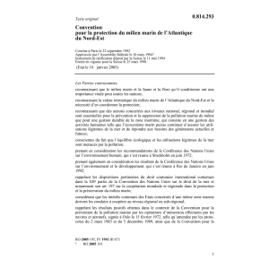 Conv.prot.marin l'Atlantique Nord-Est