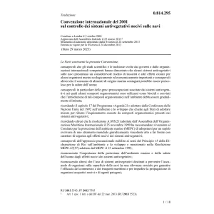 Conv. antivegetativi nocivi navi
