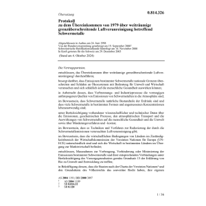 Prot. grenzüberschr. Luftverunreinigung