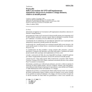 Prot. inquinamento atmosf. attraverso