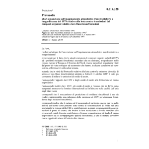 Prot.inquinamento atmosferico organici