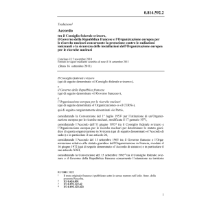 Acc. CH-ricerche nucleari