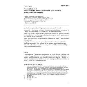Droits associat.+coalit.travailleurs agr