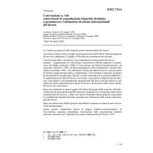 Conv. promuovere norme internat.lavoro