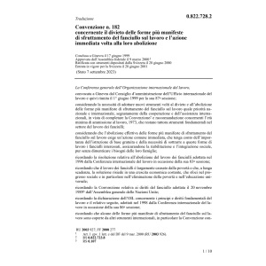 Convenzione lavoro volta abolizione