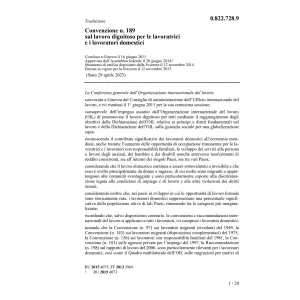 Conv.lavoro lavoratori domesticic
