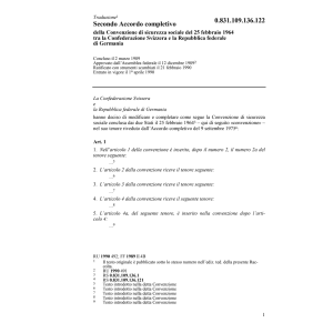 Secondo Acc.CH-D sicurezza sociale