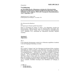 Durchführungsvereinb. Deutschland