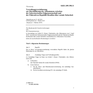 Verwaltungsvereinbarung Brasilien